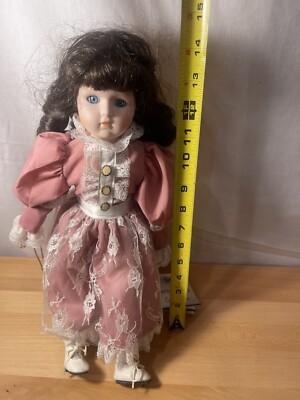 heritage mint ltd collection porcelain doll Collectable With Stand