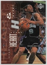 1998-99 Upper Deck Tariq Abdul-Wahad & Olden Polynice #134 Kings Heart & Soul