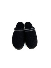 NEW Joyspun Black Teddy Fleece Clog Slippers Women Size 9 Fast Shipping