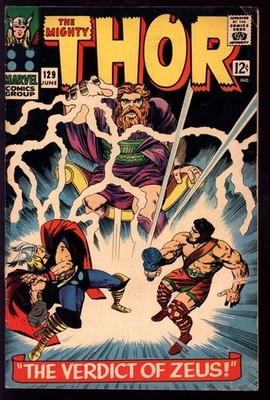 THOR #129 3.5 // 1ST APPEARANCE OF ARES MARVEL COMICS 1966