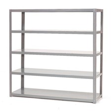 Global Industrial 5 Shelf Extra HD Steel Shelving Unit 72"W x 24"D x 72"H Gray