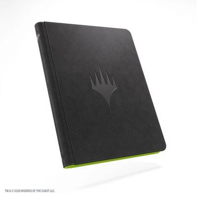 Gamegenic Binder Spielsammler 9 Taschen Reißverschluss Schwarz/Grün mtg
