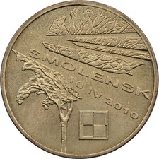 Poland - 2 Zlote - 2011 MW - AUnc - Presidential Plane Crash in Smolensk