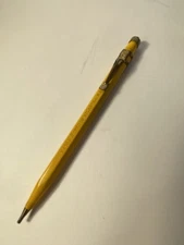 Vintage Scripto Mechanical Pencil No. 135 Wood Rare Adv. Continental Oil Company