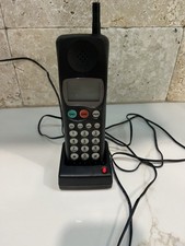 Vtg NEC Portable Cell Phone 1996 with Charger- Powers on -Cellular