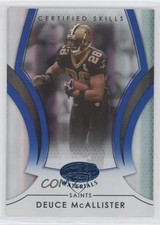 2007 Leaf Certified Materials Skills Mirror Blue 89/100 Deuce McAllister 1u6