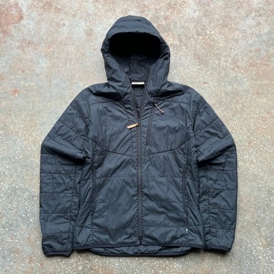 Fjallraven Keb Padded Hoodie Womens Medium Black Insulated Jacket G-Loft Supreme