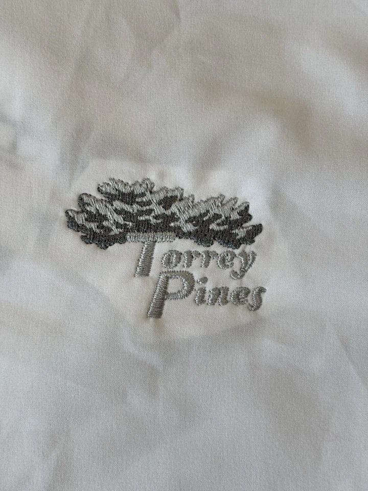 Footjoy Golf Jacket Womens Small White Woven Lightweight Full Zip Performance - Image 3 of 4