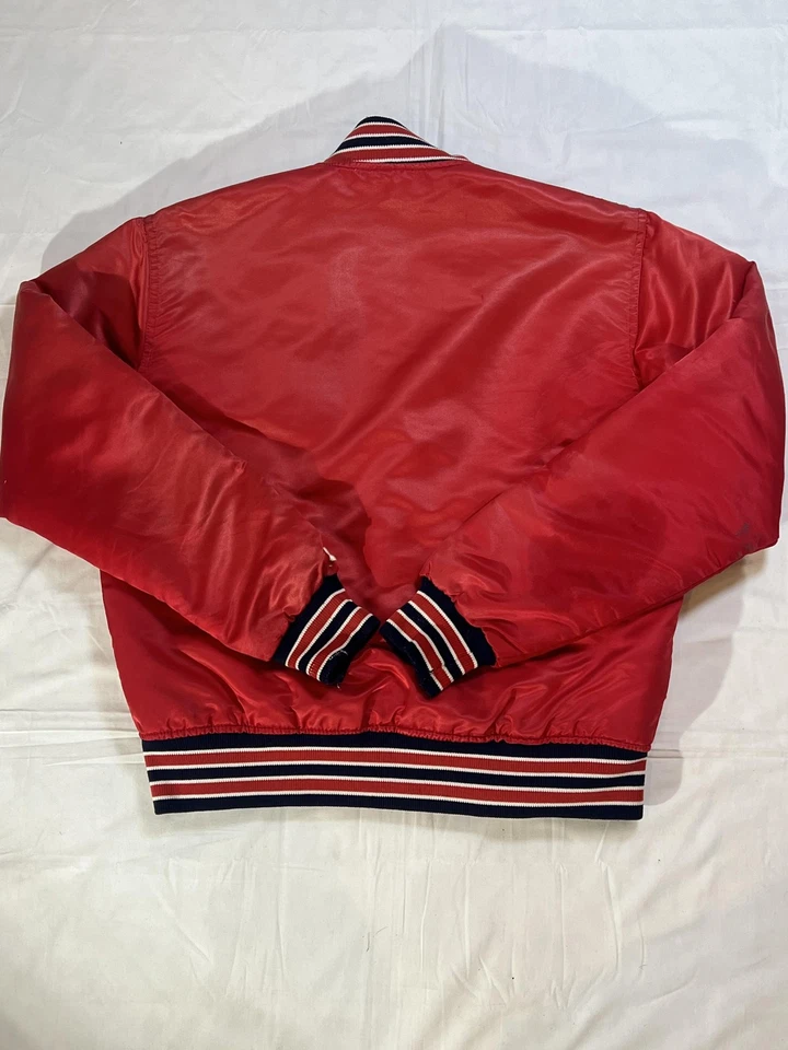 Vintage St. Louis Cardinals Jacket Mens Medium Red MLB Baseball Starter 90s - Image 2 of 4