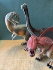 Vintage Lot Of 3 Hard Large Plastic Dinosaurs. — photo 9