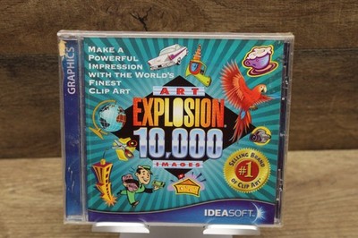 ART EXPLOSION - 10,000 IMAGES CLIPART PC CD-ROM SOFTWARE FOR WIN 95/98/2000