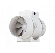 High Power In Line Loft Mounted Extractor Fan - Bath, Shower.  6" run-on timer
