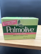 Vintage Palmolive Green Bar 3.2 Oz. Classic Scent Made in USA Movie Play Prop