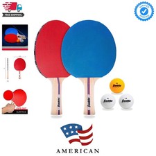 Ping Pong Paddle Set with Balls - 2 Player  4 Player Table Tennis Paddle Kit...