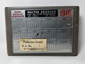 1940 Calendar | eBay