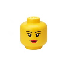 LEGO Storage Heads - Stackable Bins for Kids Toys - 250 Brick Capacity