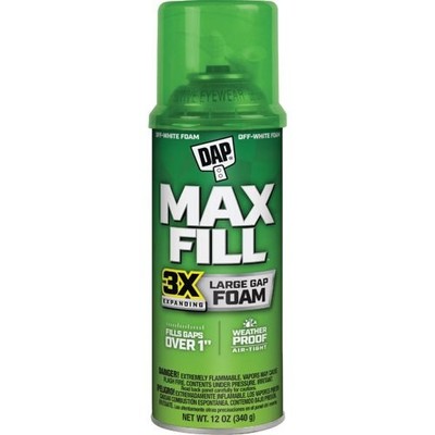 1Pc DAP Max Fill 12 Oz. Triple Expanding Foam Sealant