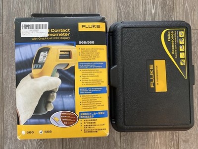 Fluke Tools 568 Infrared And Contact Thermometer With Type K Thermocouple Probe