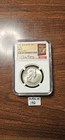 1956-P Franklin Half Dollar NGC MS64 Bugs Bunny Error FS401 Signed By Bill Fivaz