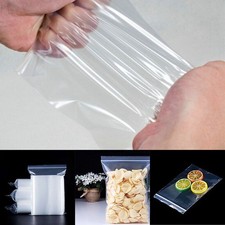 SELF RESEALABLE POLYTHENE BAGS CLEAR GRIP SEAL ZIP LOCK ALL SIZES POLY PLASTIC