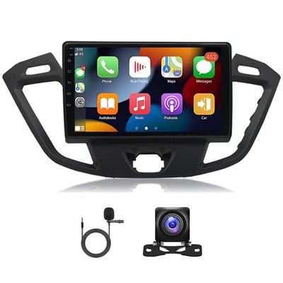 2+64G Autoradio Android 15 RDS Carplay Für Ford Transit Custom 2013-2018 +Kamera