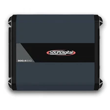 - Car Full Range Amplifier 800 - 4 Channels 800 Watts RMS 4 Ohm - Compact Size -
