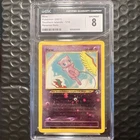CGC 8 Mew 2001 Southern Islands 1/18 Reverse Holo Pokemon Card