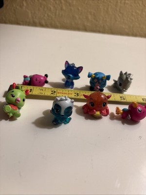 Hatchimals Colleggtibles Lot of 8 Mini Figures Bird Cat Crab  (d4