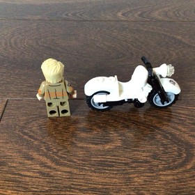 LEGO Kevin Beckman Minifigure Ghostbusters White Motorcycle Bike Ecto-1 2 75828