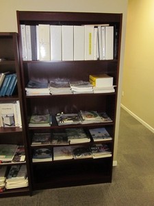 Bookcase, 6-Shelf, Cherry Finish