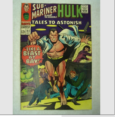TALES TO ASTONISH #84 FN- (5.5) SUBMARINER HULK OCTOBER 1966