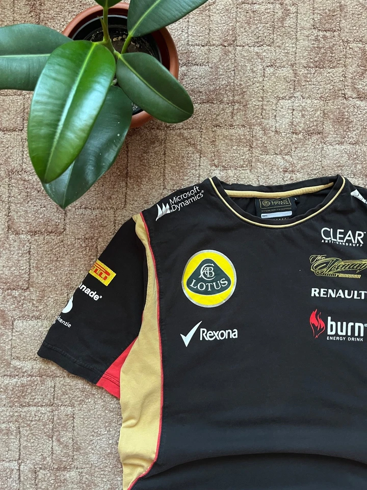 Formula 1 Lotus Rexona F1 Black Nascar Racing Tee Size S Men - Image 2 of 4