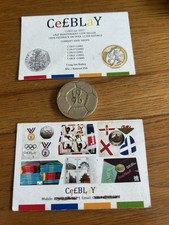 OLD STYLE 1996 EUROPEAN CHAMPIONSHIP FOOTBALL £2 COIN IN CIRCULATED CONDITION