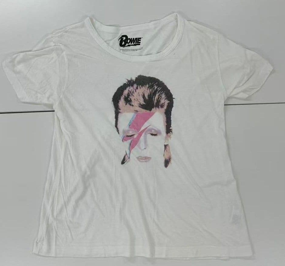 Gu David Bowie Collaboration T-Shirt M Men'S S Aladdin Sane Women Rare Band Anim