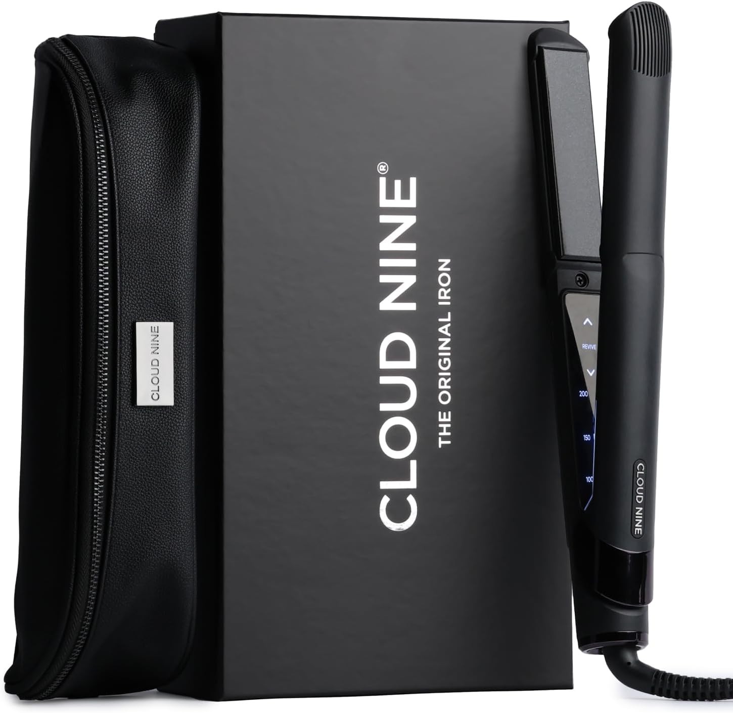 CLOUD NINE The Classic Original Iron Black Hair Straighteners for Women - BNIB