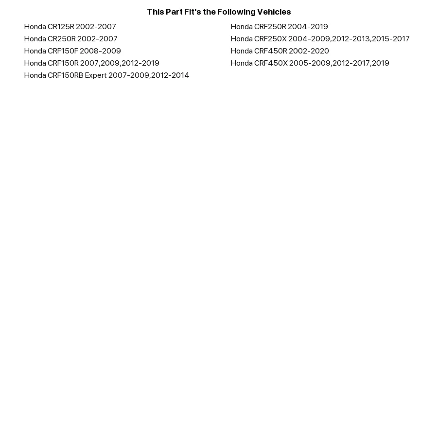 PASTILLA FRENO TRASERO PROX CR125/250 '02-07 + CRF150R/250R/450R '02- Foto 2 de 2