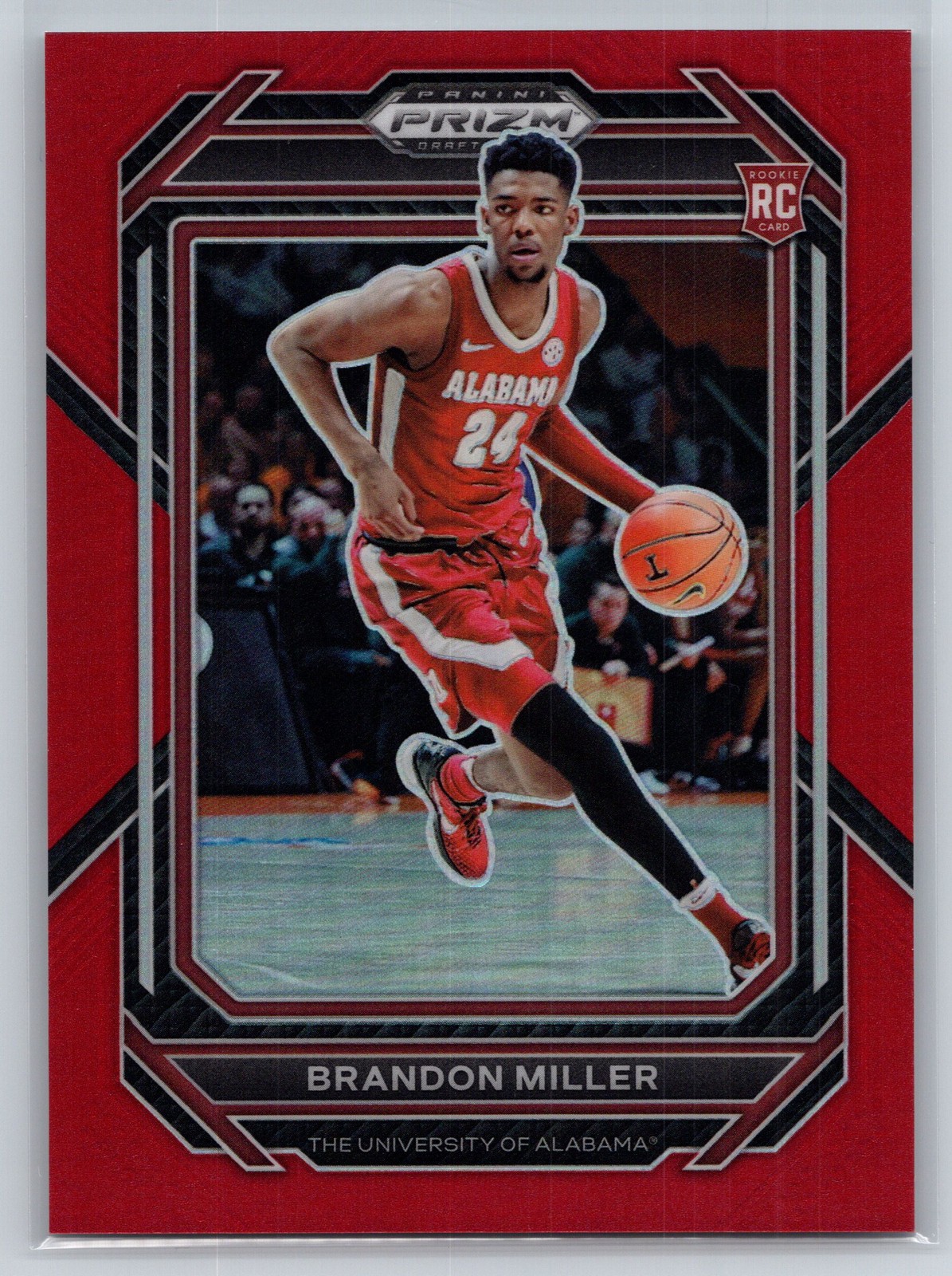 2023 Panini Prizm Draft Picks Brandon Miller Red #/299 #63 Rookie RC