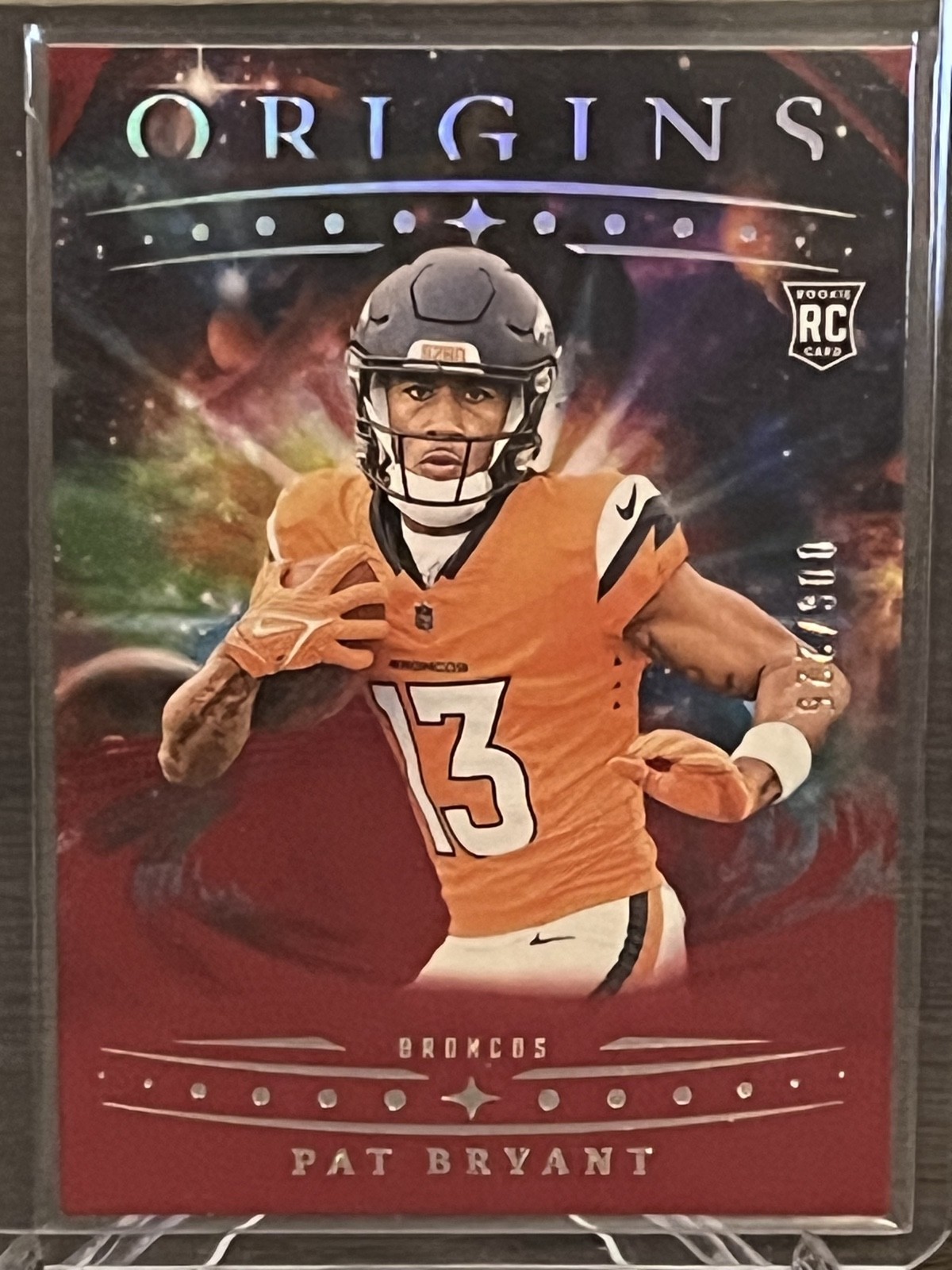 2025 Panini Origins - Rookies Pat Bryant, Pat Bryant #121 Holo Red /299 (RC)