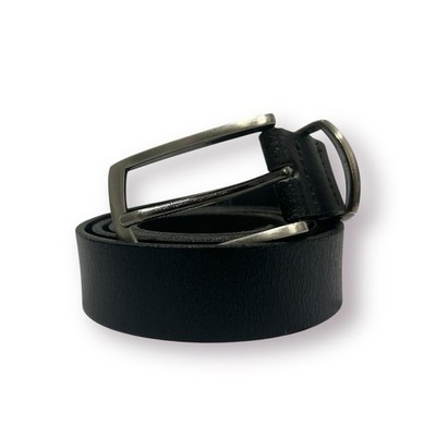 Marks and Spencer Genuine Leather Black belt Men's Size 46 Dress Belt Stylish