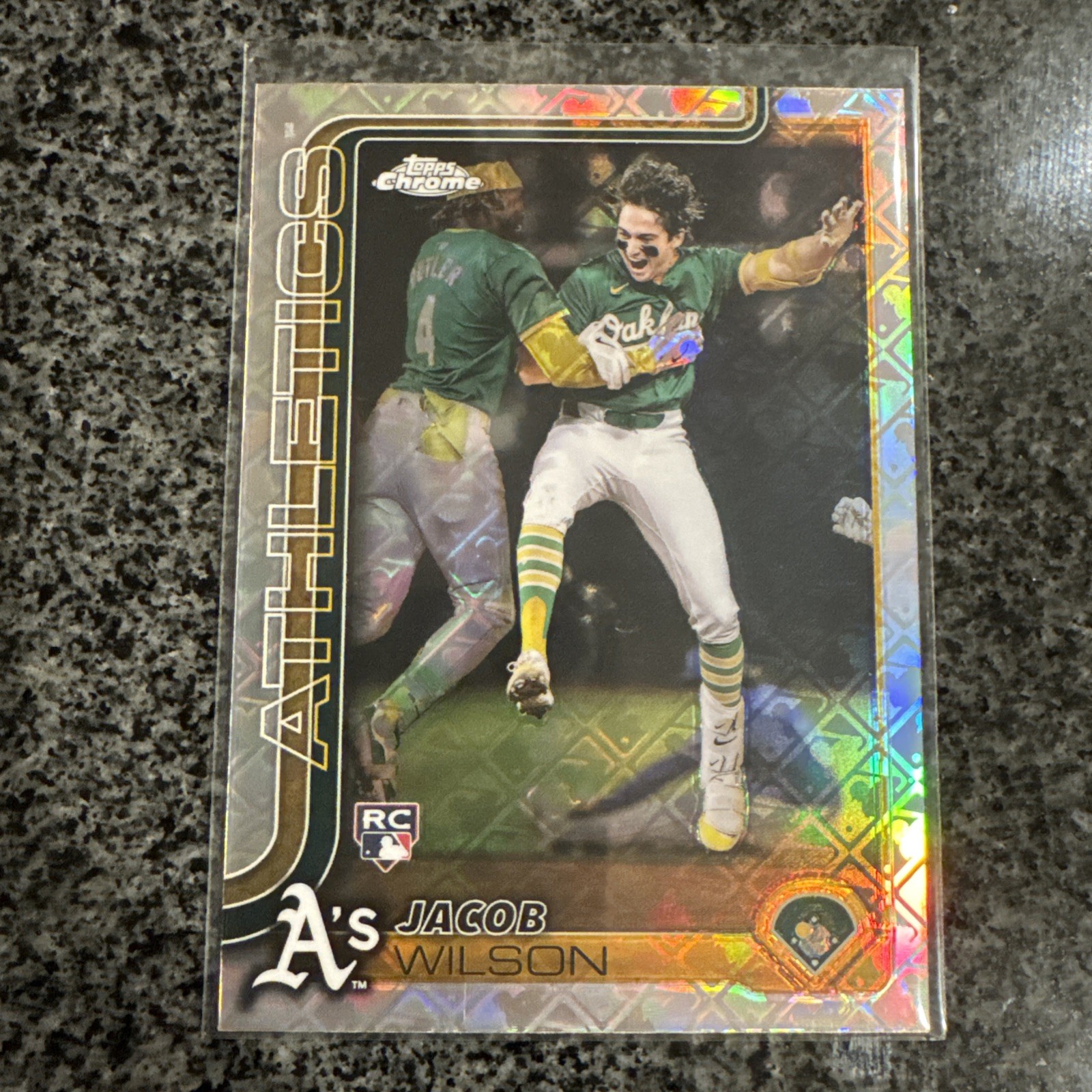 2025 Topps Chrome Logofractor Jacob Wilson SP Image Variation Rookie RC #96