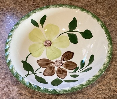 Blue Ridge Southern Potteries Vintage 9.5 Inch Bowl, Hand Painted