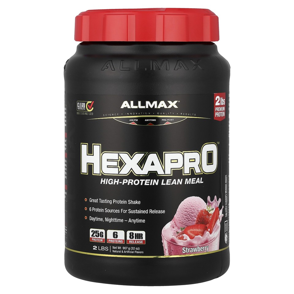Hexapro™, High-Protein Lean Meal, Strawberry, 2 lbs (907 g)