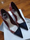 Christian Dior Heel Size 34.5 Used  Flower Canvas