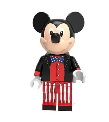 Mickey Mouse Patriotic Minifigure   New Sealed Bag