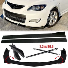 Front Bumper Lip Spoiler Splitter Car Body Rear For Mazda