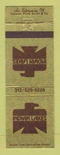Matchbook Cover - Indian Lakes Carson Pirie Scott Bloomindale IL