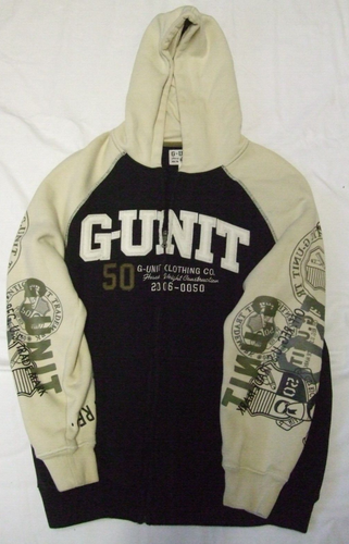 Mens Retro G-Unit, 50 Cent Heavy Weight Hooded Top,Size Medium. - Picture 3 of 12