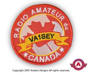 Personalized-Radio-Amateur-du-of-Canada-Embroidered-Patch-made-in-USA