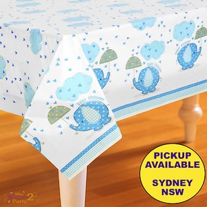 baby shower table cloths for boy