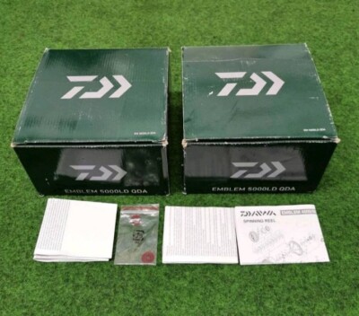 2× Daiwa Emblem 5000LD QDA Originalkartons OVPs Schachteln Carp